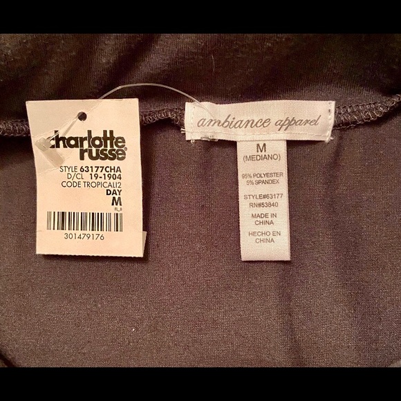 Ladies Charlotte Russe Grey Maxi Skirt Sz Medium - Picture 3 of 3